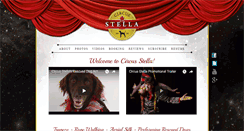 Desktop Screenshot of circusstella.com